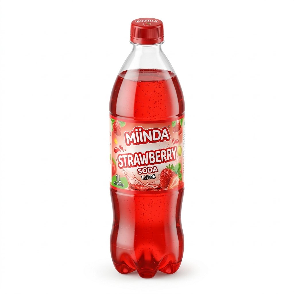 MIINDA STRAWBERRY 1 L PET